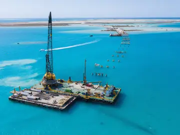 Production of piles for Red Sea Islands Project in Saudi Arabia by Saudi Bauer